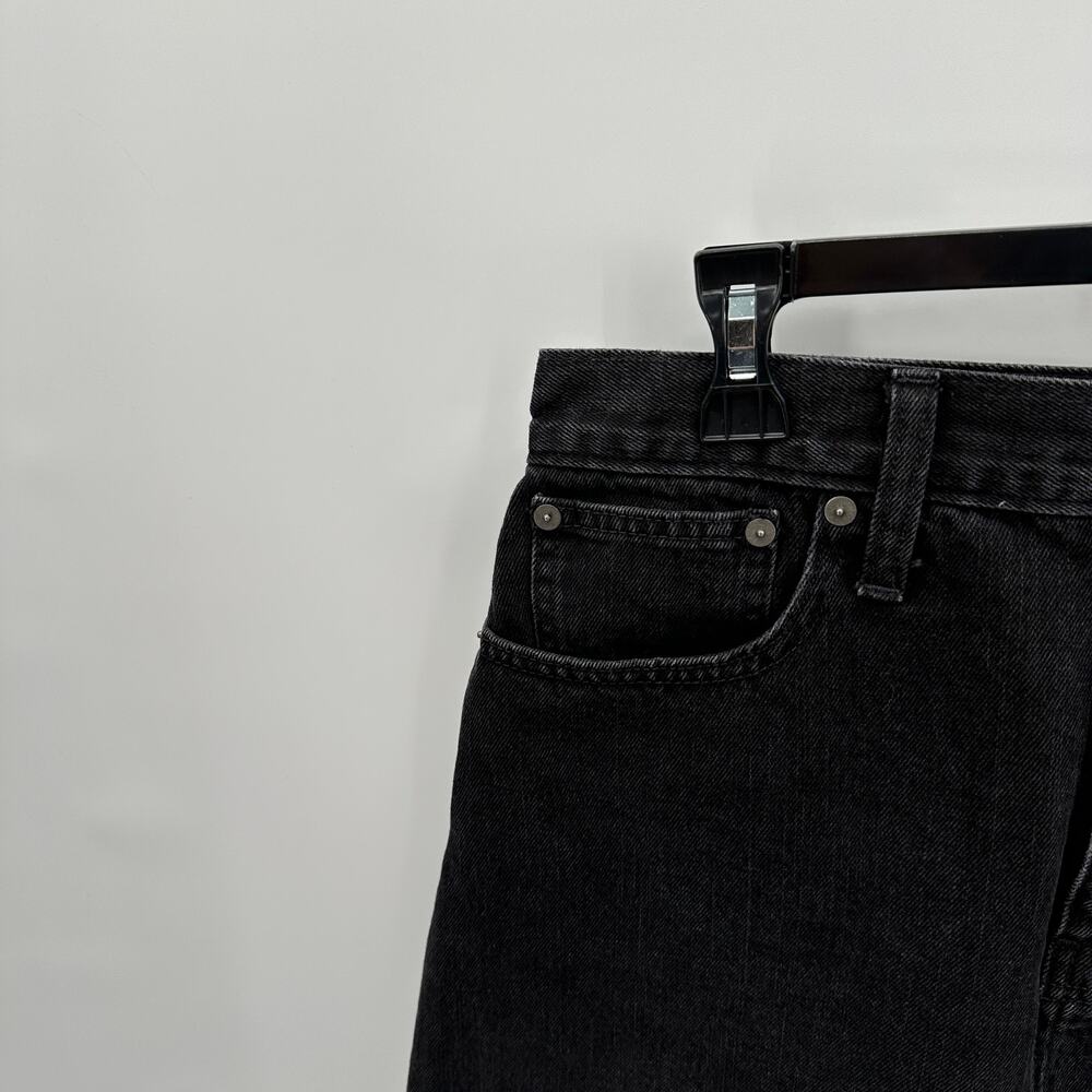 MADEWELL McCarren Raw-Hem Jean Skirt in Washed Black G5523 // 28 - Picture 4 of 12